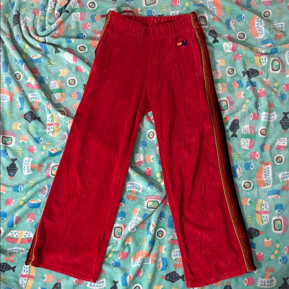 Aviator Nation Red Sweatpants
